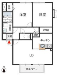 トゥール・モンドAの物件間取画像